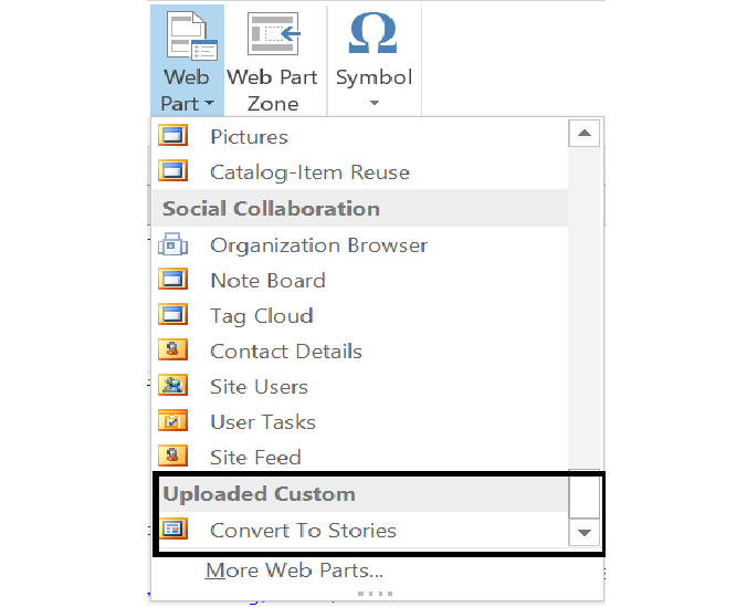 Custom layout sharepoint